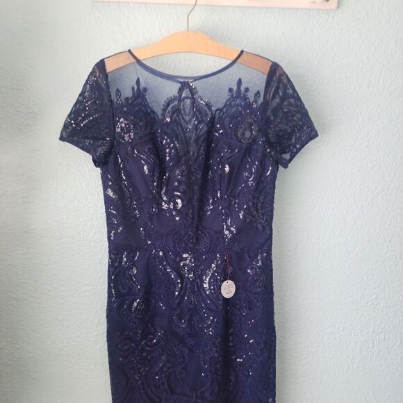 Chi chi London new with tags sequins cocktail formal midi dress - Picture 11 of 16